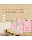 Rose Blossom Glow Hydro-Gel ooglapjes - 10 paar