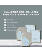 Oogpleisters met hyaluronzuur en collageenhydrogel - 10 paar