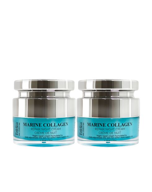 2 cremas de noche con colágeno marino
