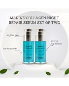 2 Nacht-Seren mit Meereskollagen zur Nachtreparatur