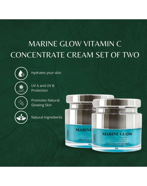 2 cremas concentradas de vitamina C Marine Glow