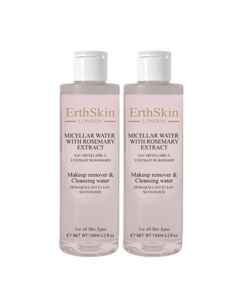 2 Mizellenwasser mit Rosmarinextrakt