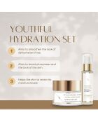 Hyaluronsäure- und Kollagen-Tagescreme + Hyaluronsäure- und Kollagen-Serum - 2 Stück