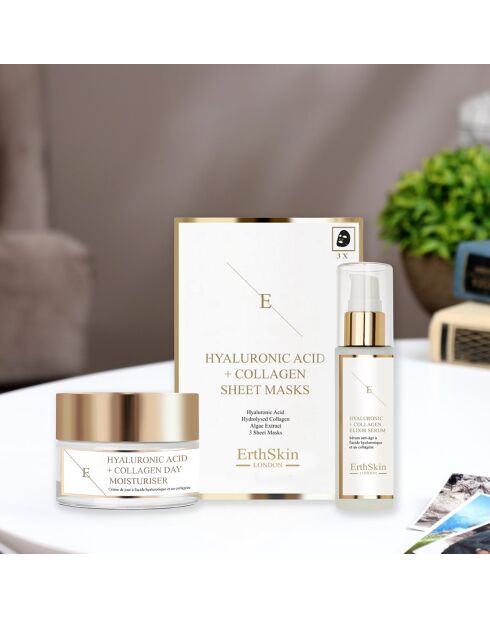 Hyaluronsäure- und Kollagenroutine - 3 Stück