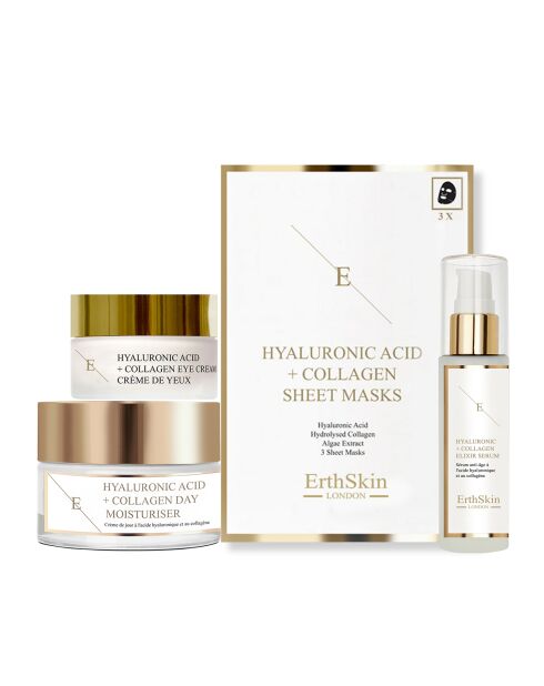 Routine con acido ialuronico e collagene - 4 pezzi