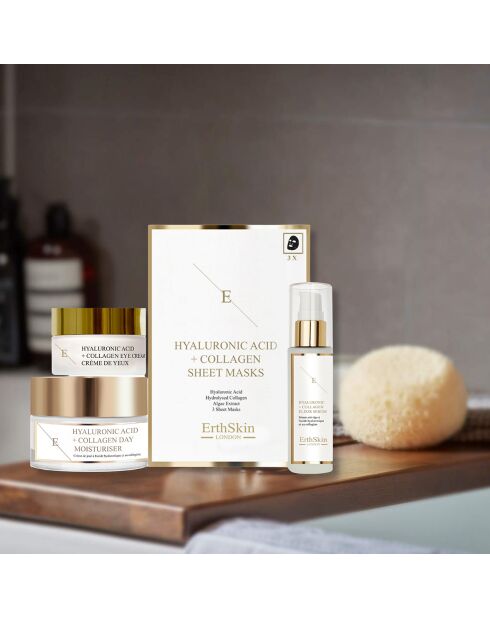 Routine con acido ialuronico e collagene - 4 pezzi