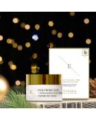 Pro Age oogcontourcrème met hyaluronzuur en collageen + dubbel collageen en roze hydrogelpleisters - 2 stuks