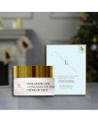 Pro Age Augenkonturcreme mit Hyaluronsäure und Kollagen + Hyaluronsäure- und Kollagen-Hydrogel-Augenklappen - 2 Stück