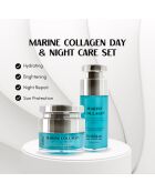 Marine Collagen Day Cream SPF50 + Marine Collagen Night Repair Serum - 2 stuks