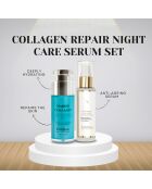 Sérum Acide Hyaluronique et Collagène + Sérum Réparateur Nuit au Collagène Marin - 2 pièces