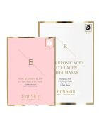 Hyaluronsäure- und Kollagenmaske + Rose Blossom Glow Hydrogel-Augenklappen - 2 Stück