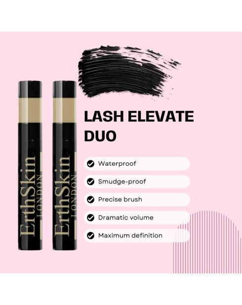 2 waterdichte mascara's voor wimperverbetering