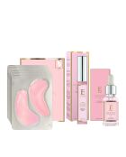 Rose Flower Glow gezichtsolie + Rose Flower Glow Hydrogel oogkussentjes + Plumping Rose Flower Glow Lipgloss - 3 stuks