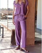 Pantalon Pamela lilas