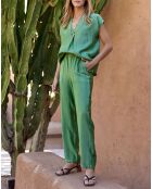Pantalon Pamela menthe