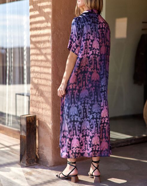 Robe en Soie mélangée Rocco lilas