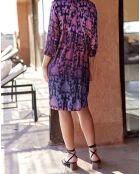 Robe en Soie mélangée Ruty lilas