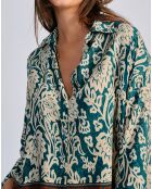 Blouse Bal paon/beige
