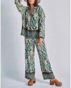 Pantalon Playa paon/beige