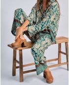 Pantalon Playa paon/beige