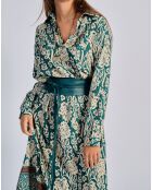 Robe Riga paon/beige