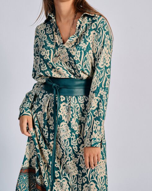 Robe Riga paon/beige