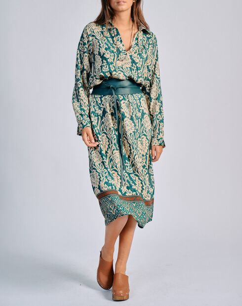 Robe Riga paon/beige