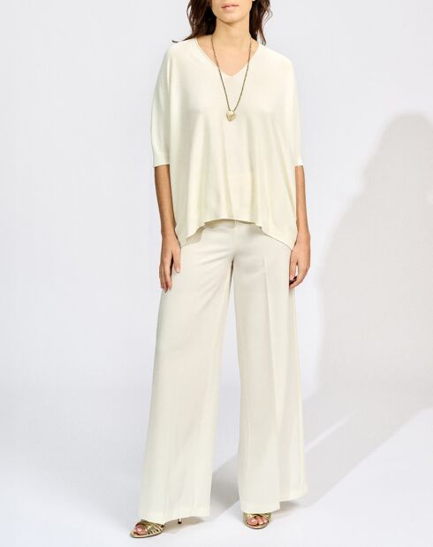 Pantalon Petra écru