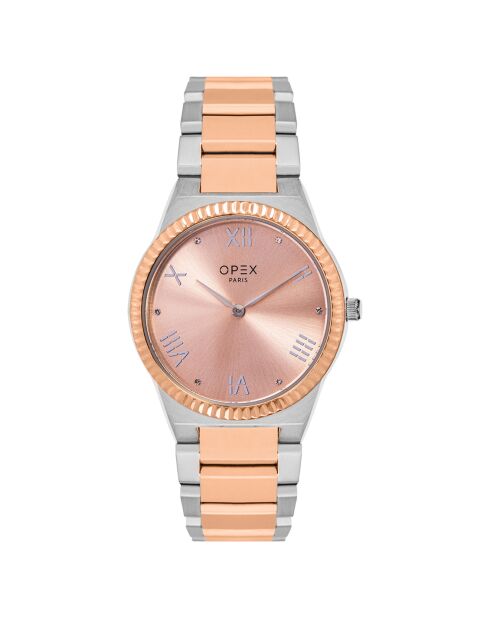 Montre Femme Venus argenté/rose doré