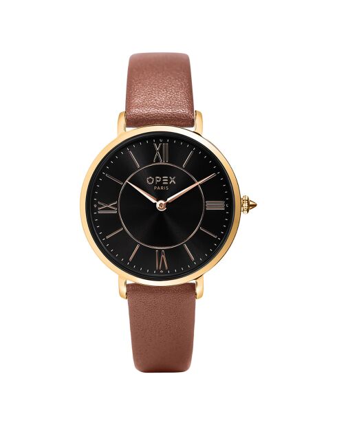 Montre Femme Rotonde marron