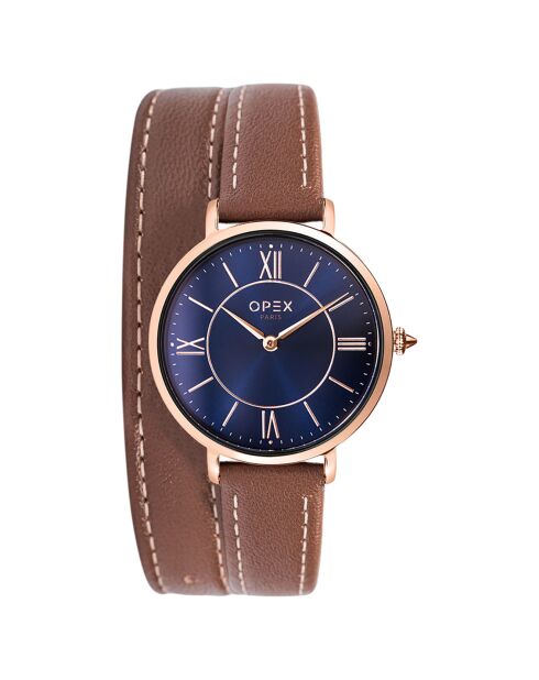 Montre Femme Rotonde marron