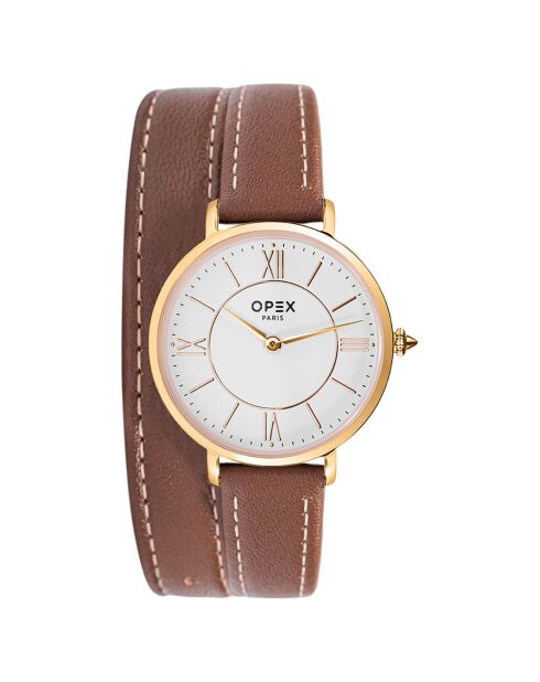 Montre Femme Rotonde marron