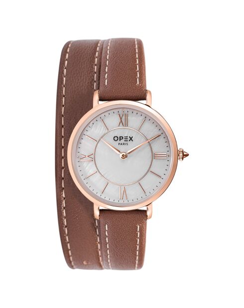 Montre Femme Rotonde marron