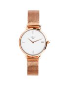 Montre Femme Rotonde rose doré