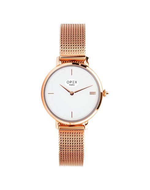 Montre Femme Rotonde rose doré