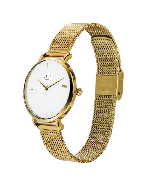 Montre Femme Rotonde dorée