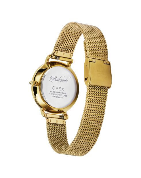 Montre Femme Rotonde dorée
