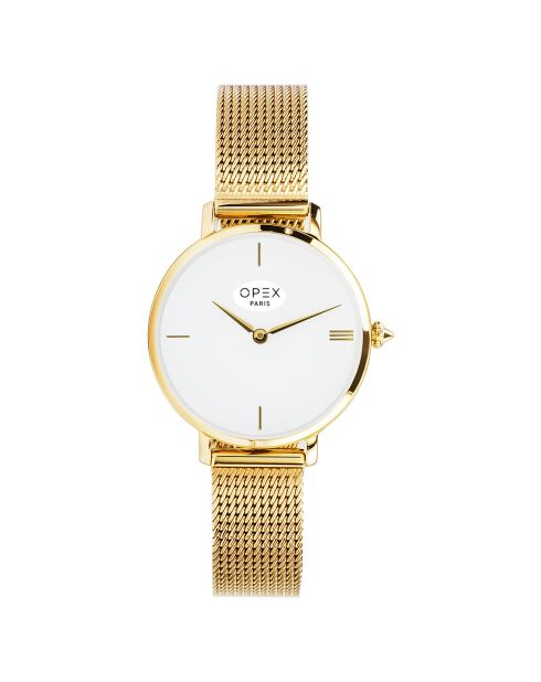 Montre Femme Rotonde dorée