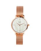 Montre Femme Rotonde rose doré
