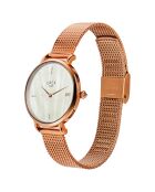 Montre Femme Rotonde rose doré