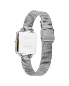 Montre Femme Square argentée