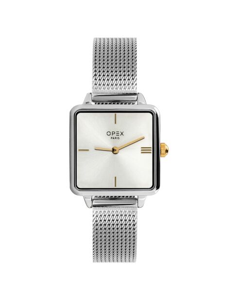 Montre Femme Square argentée