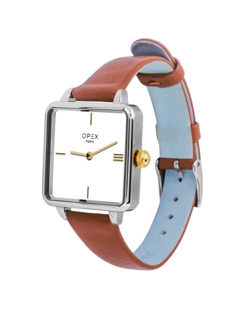 Montre Femme Square marron