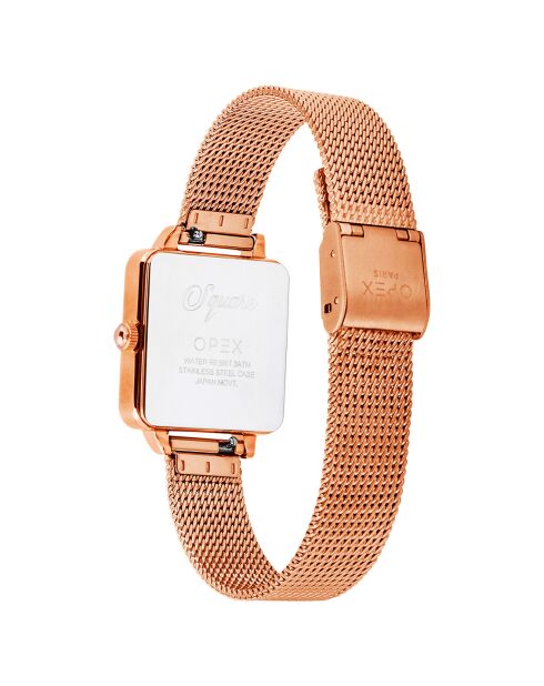 Montre Femme Square rose doré