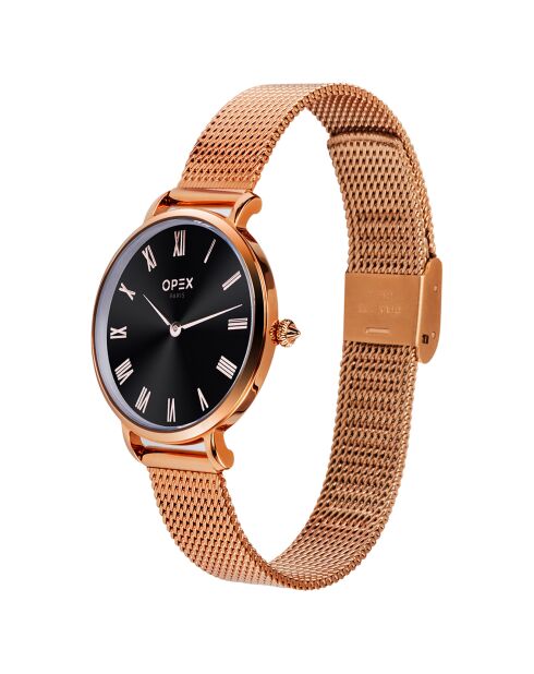 Montre Femme Rotonde rose doré