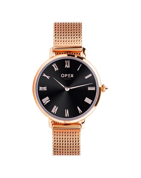 Montre Femme Rotonde rose doré