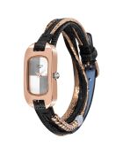 Montre Femme Ballerine noir/rose doré