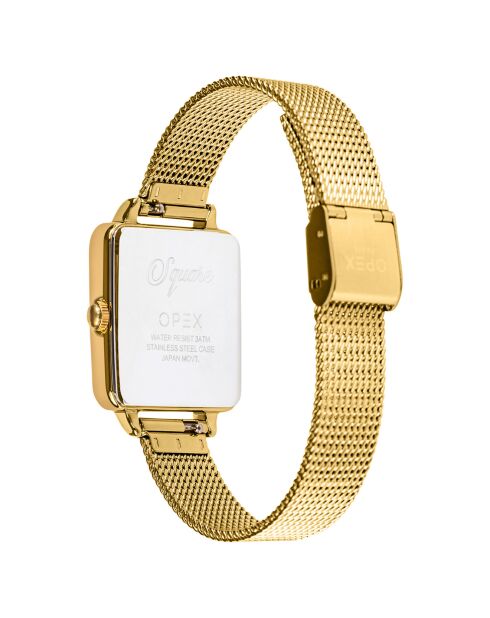 Montre Femme Square dorée