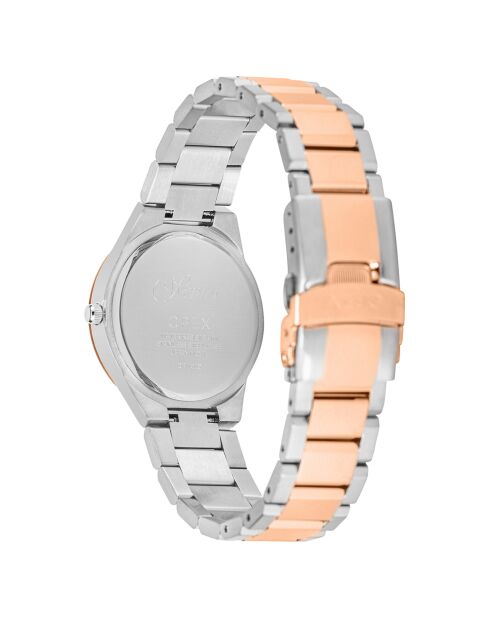 Venus Damenuhr aus Silber/Roségold