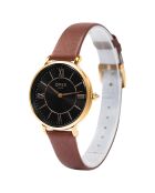 Montre Femme Rotonde marron